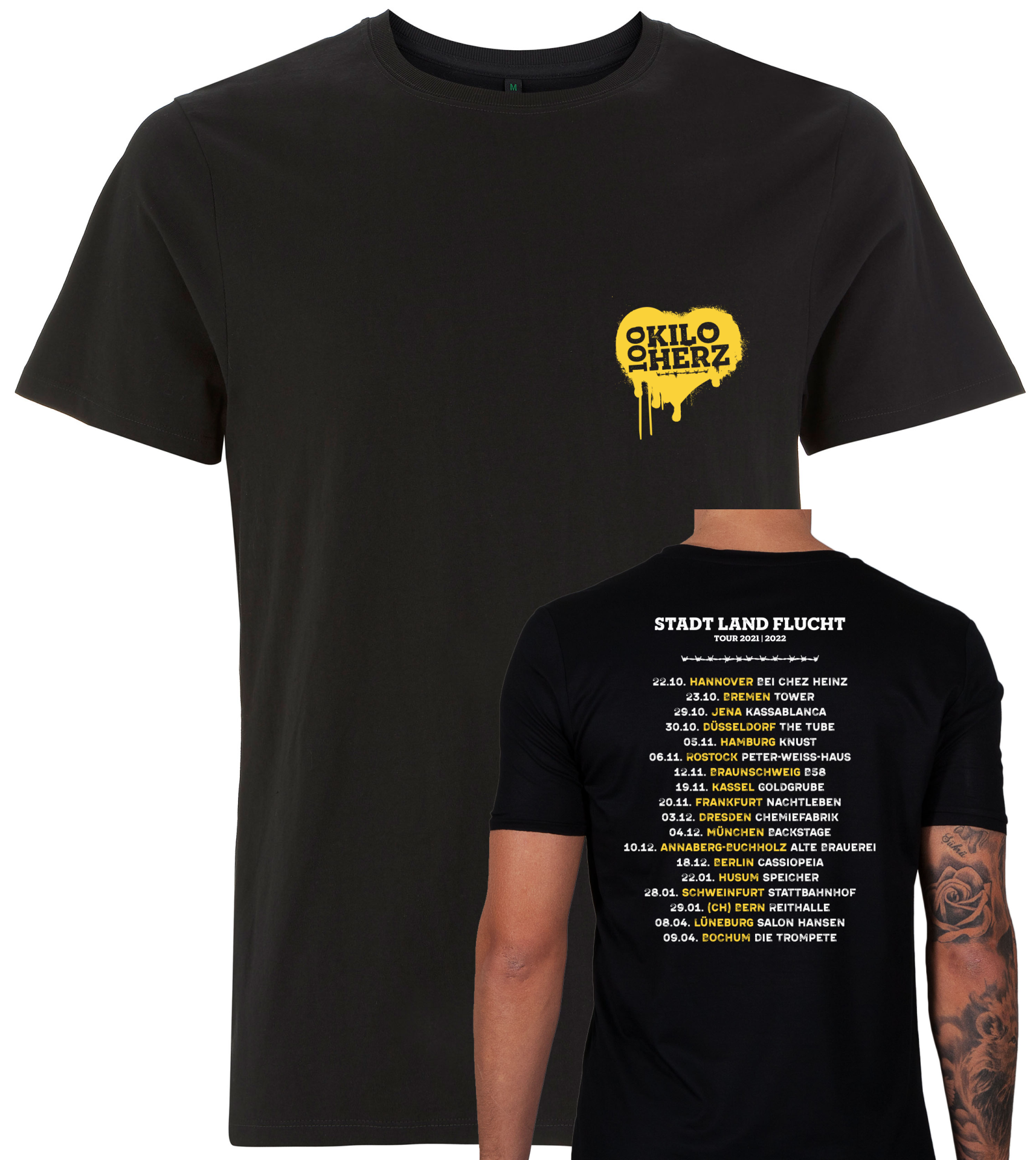 T-Shirt "Tour - Stand Land Flucht 21/22"